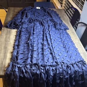 Dainty Jewells Navy “Petals in the Wind” Dress